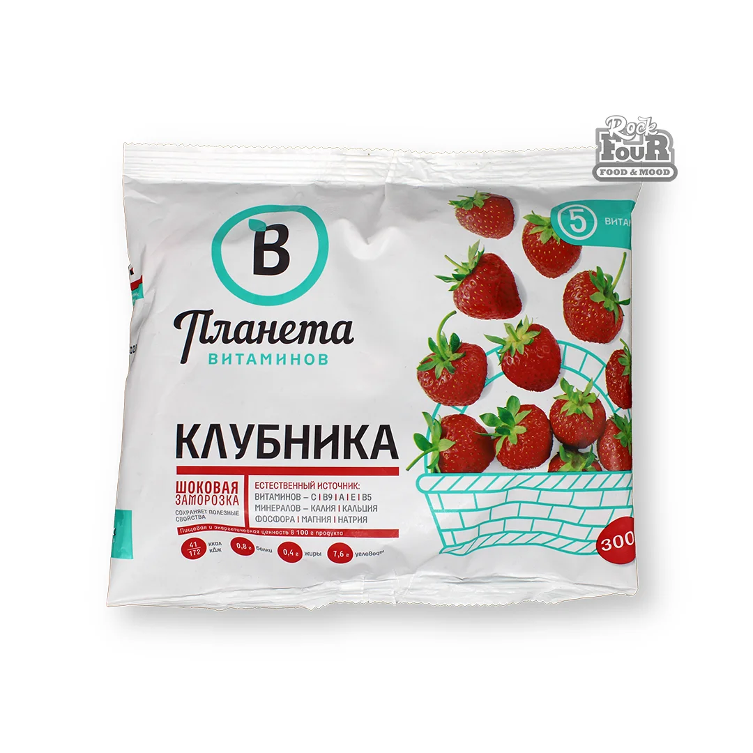 Strawberry "Planeta Vitaminov" frozen 300g